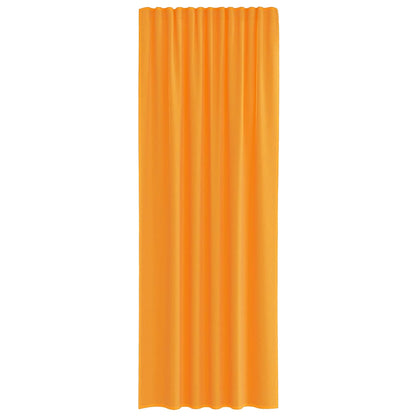vidaXL Voile Vorhänge mit Stangentaschen 2 Stk. Orange