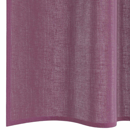 vidaXL Voile Vorhänge mit Stangentaschen 2 Stk. Lila