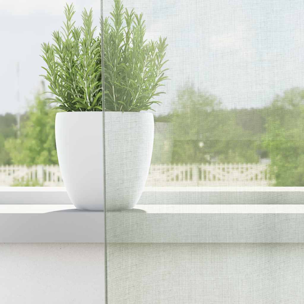 Voile Vorhänge mit Stangentaschen 2 Stk. Hellgrau