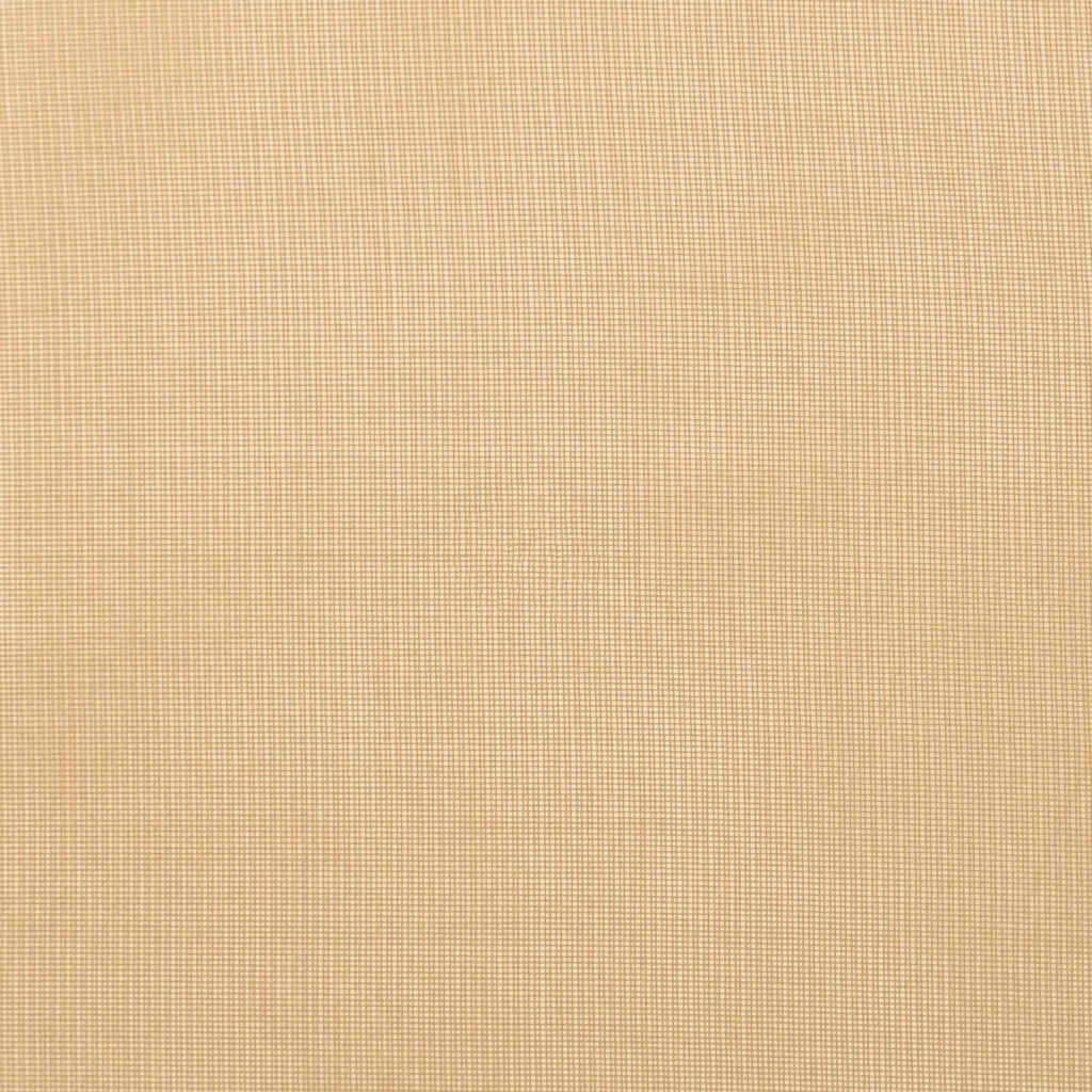 vidaXL Voile Vorhänge mit Stangentaschen 2 Stk. Sandfarbe