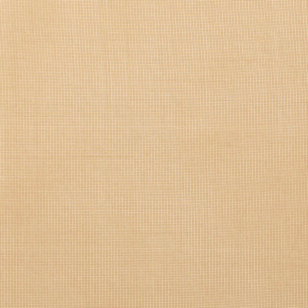 Voile Vorhänge mit Stangentaschen 2 Stk. Sandfarbe