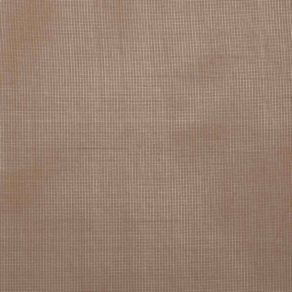 vidaXL Voile Vorhänge mit Stangentaschen 2 Stk. Hellbraun