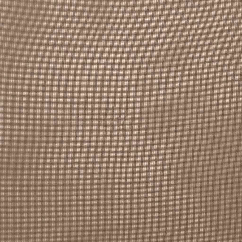 Voile Vorhänge mit Stangentaschen 2 Stk. Hellbraun