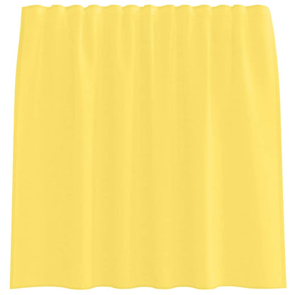 vidaXL Voile Vorhänge mit Stangentaschen 2 Stk. Gelb