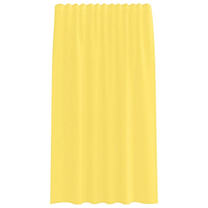 vidaXL Voile Vorhänge mit Stangentaschen 2 Stk. Gelb