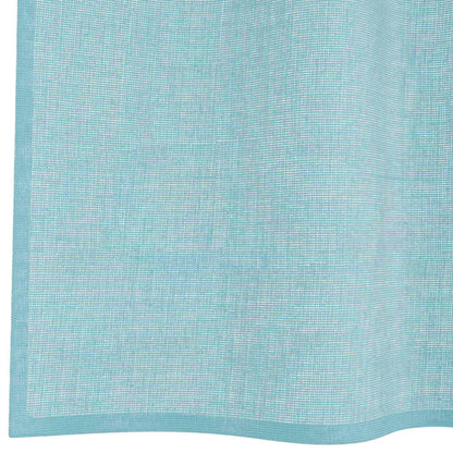 vidaXL Voile Vorhänge mit Stangentaschen 2 Stk. Türkis