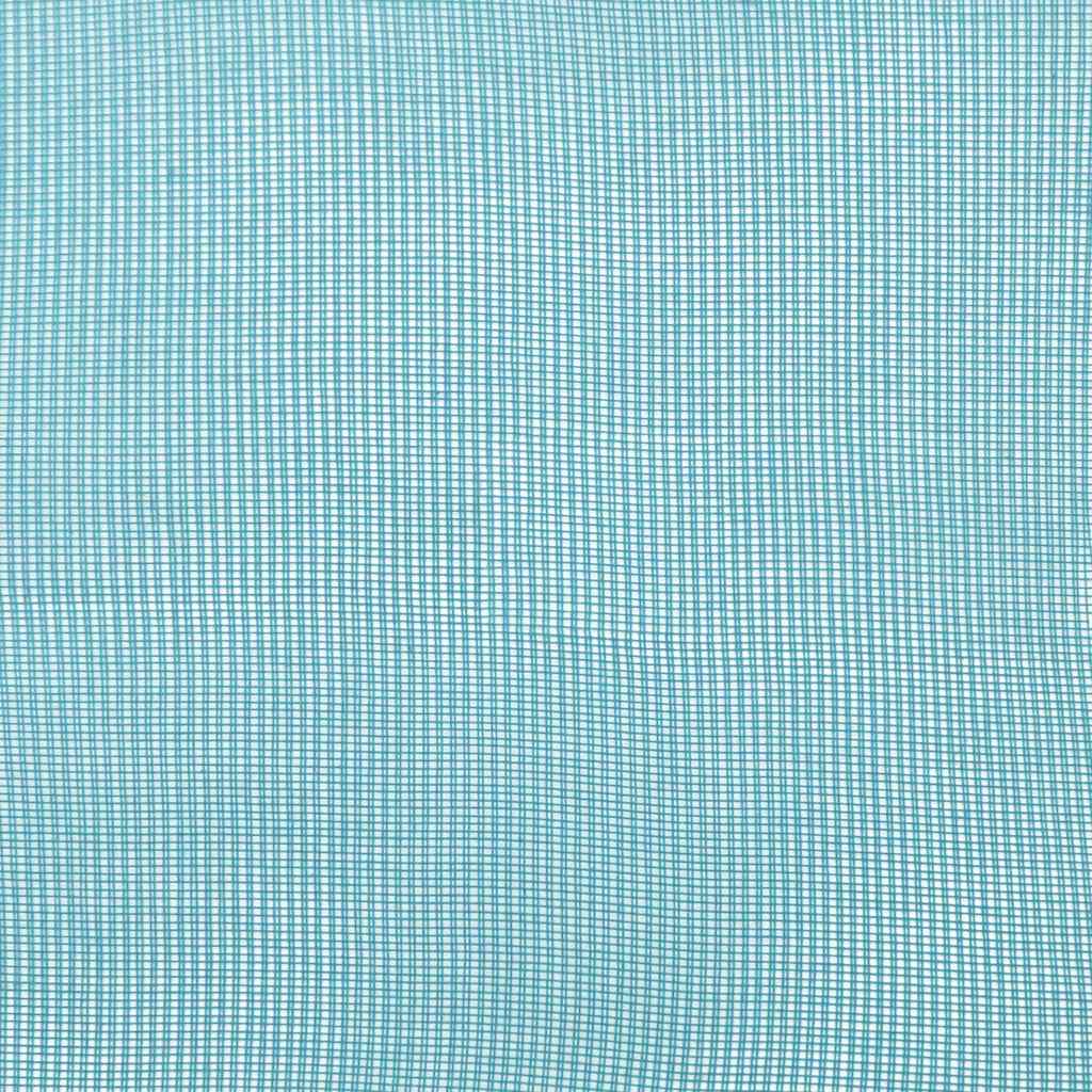 Voile Vorhänge mit Stangentaschen 2 Stk. Türkis