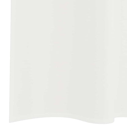 vidaXL Voile Vorhänge mit Stangentaschen 2 Stk. Weiß