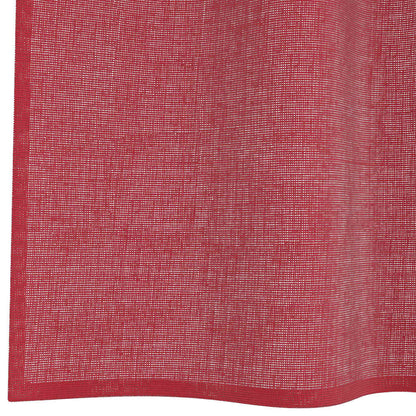 vidaXL Voile Vorhänge mit Stangentaschen 2 Stk. Weinrot