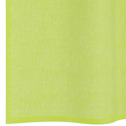 vidaXL Voile Vorhänge mit Lasche 2 Stk. Apfelgrün