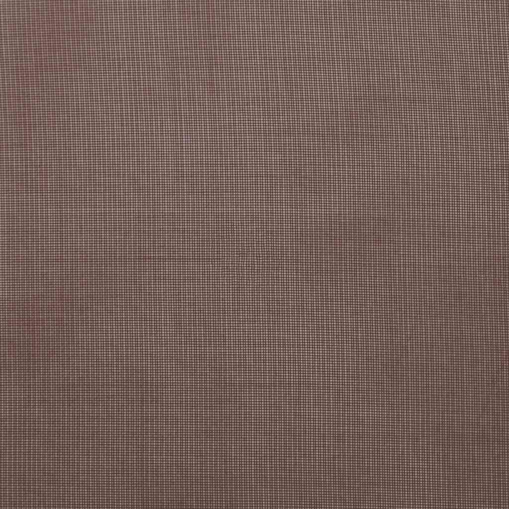 vidaXL Voile Vorhänge mit Lasche 2 Stk. Braun