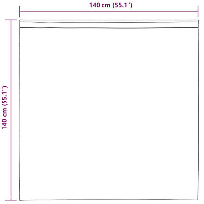 Voile Vorhänge mit Lasche 2 Stk. Creme