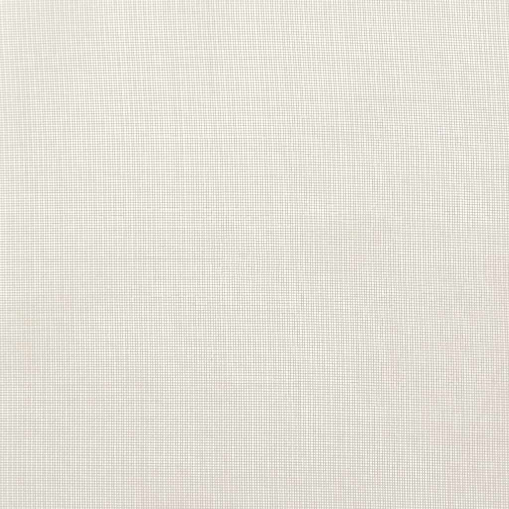 vidaXL Voile Vorhänge mit Lasche 2 Stk. Creme