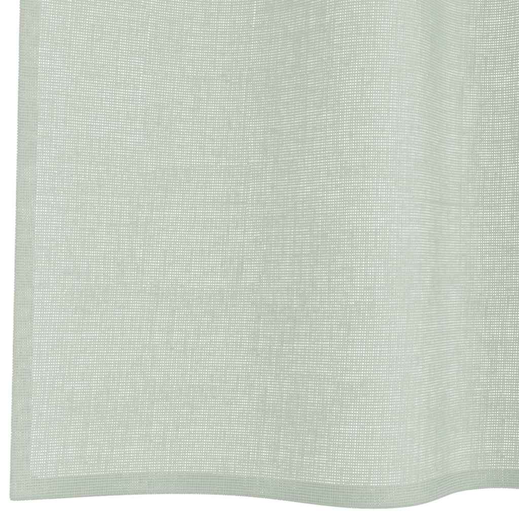 vidaXL Voile Vorhänge mit Schlaufen 2 Stk. Hellgrau 140x140 cm