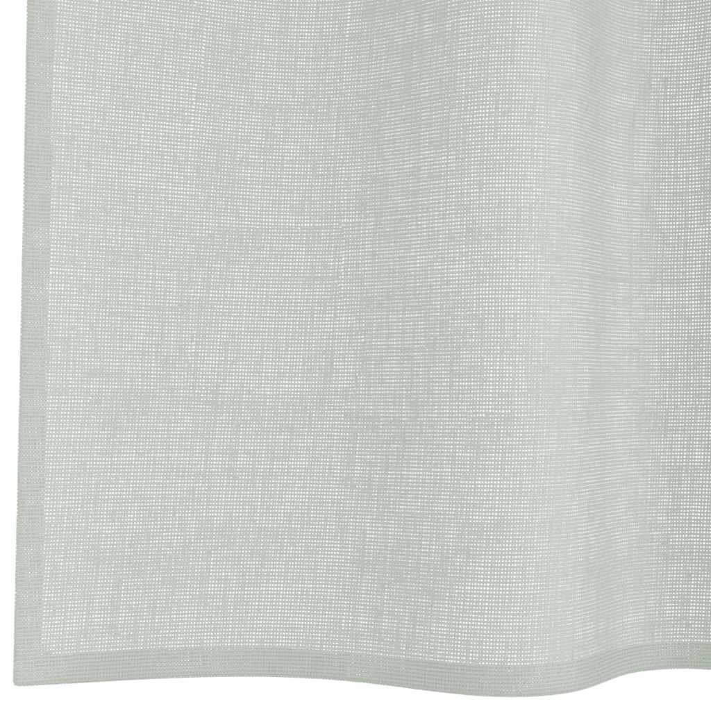 vidaXL Voile Vorhänge mit Schlaufen 2 Stk. Hellgrau 140x245 cm