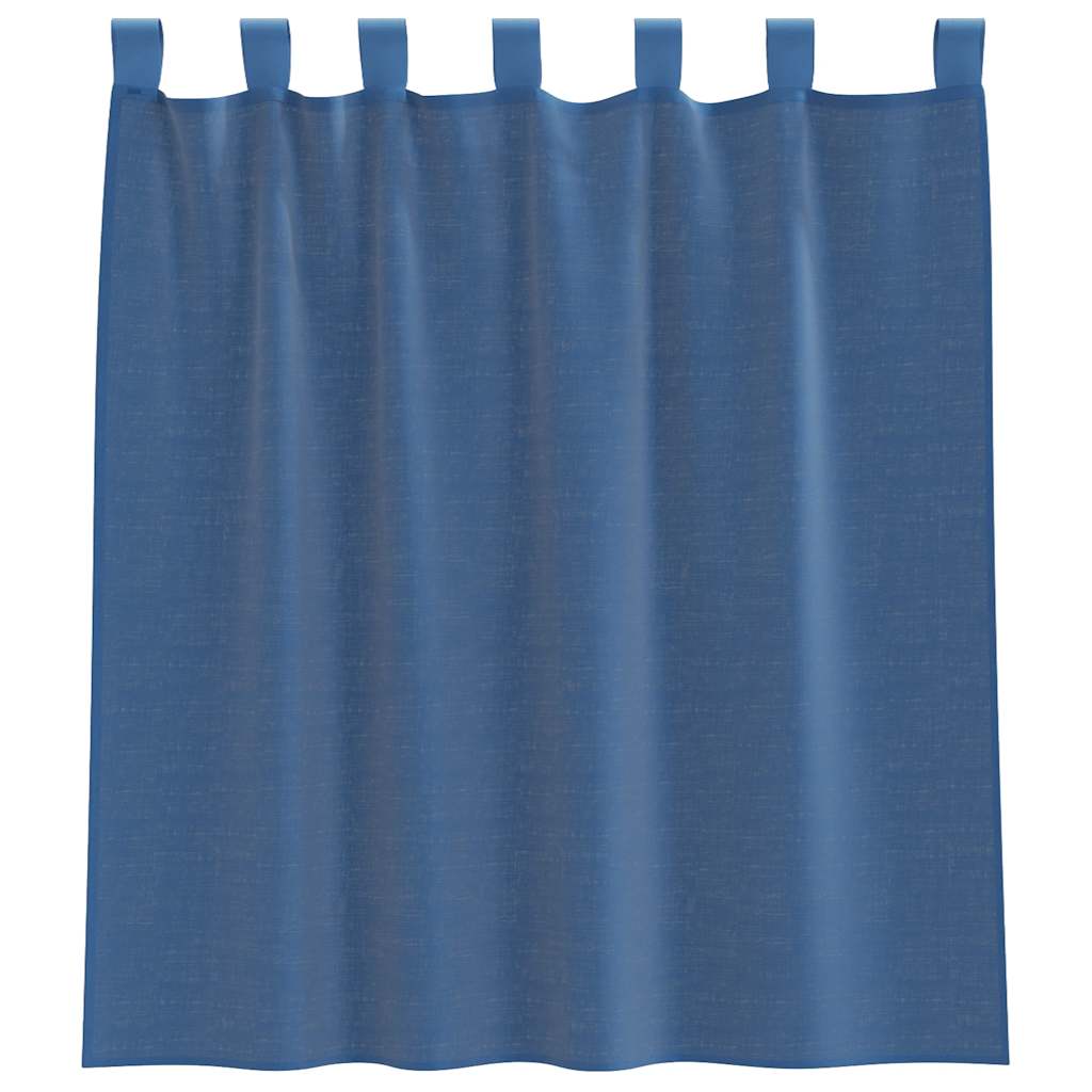 vidaXL Voile Vorhänge mit Schlaufen 2 Stk. Hellgrau 140x260 cm