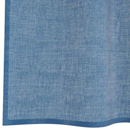 vidaXL Voile Vorhänge mit Schlaufen 2 Stk. Königsblau 140x245 cm