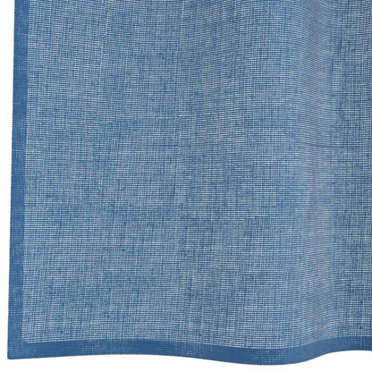 vidaXL Voile Vorhänge mit Schlaufen 2 Stk. Königsblau 140x260 cm