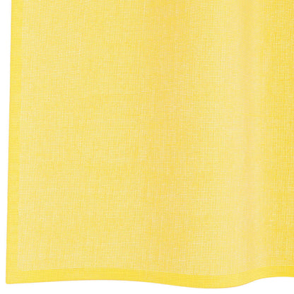 vidaXL Voile Vorhänge mit Schlaufen 2 Stk. Gelb 140x245 cm