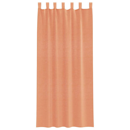 vidaXL Voilages à œillets 2 pcs Rouge terre cuite 140x225 cm