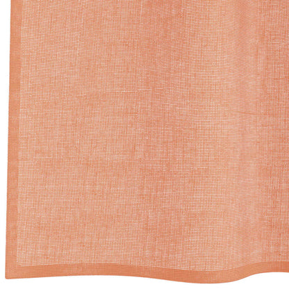 vidaXL Voilages à boucles 2 pcs Rouge terre cuite 140x245 cm