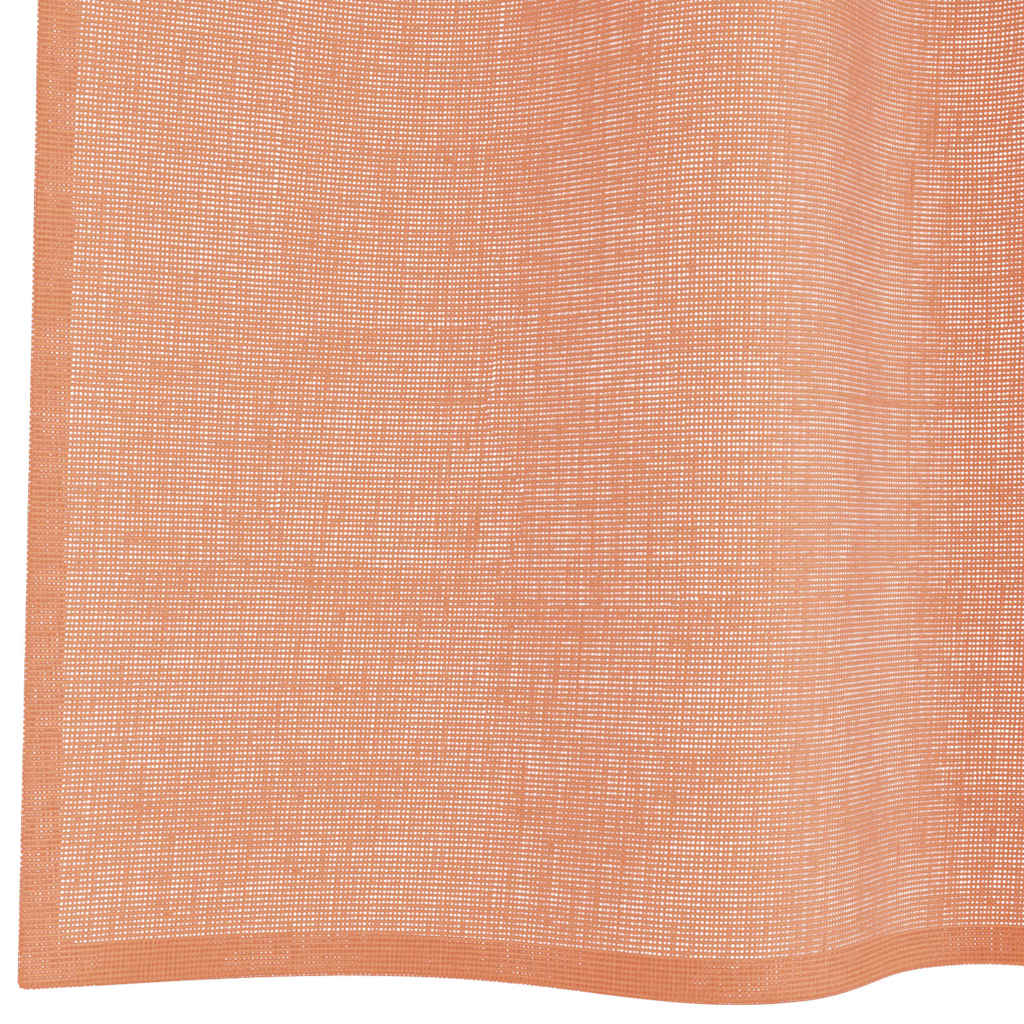 vidaXL Voilages à pattes 2 pcs Rouge terracotta 140x260 cm