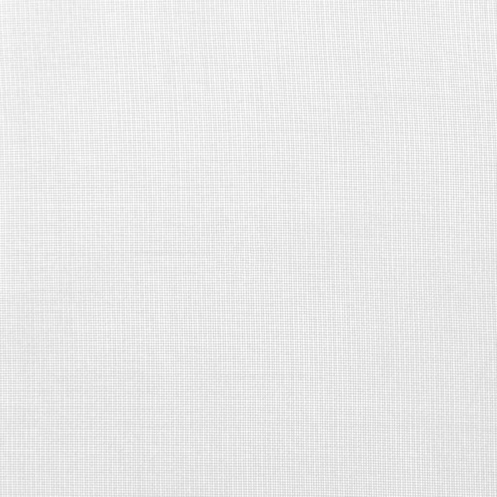 Voile Vorhänge mit Schlaufen 2 Stk. Weiß 140x175 cm