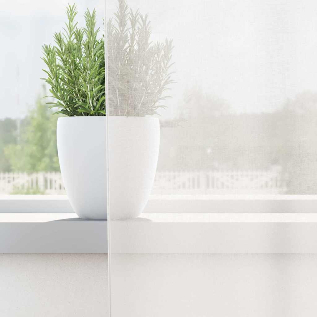 vidaXL Rideaux voilages à pattes 2 pcs Blanc 140x225 cm