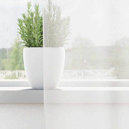 Voile Vorhänge mit Schlaufen 2 Stk. Weiß 140x245 cm