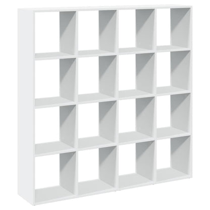 vidaXL Bibliothèque blanche 137,5x29x137,5 cm en bois d'ingénierie