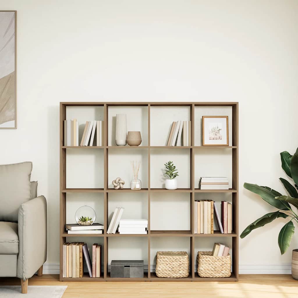 Bücherregal Artisan-Eiche 137,5x29x137,5 cm Holzwerkstoff