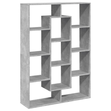 vidaXL Bücherregal Betongrau 102x29x143 cm Holzwerkstoff