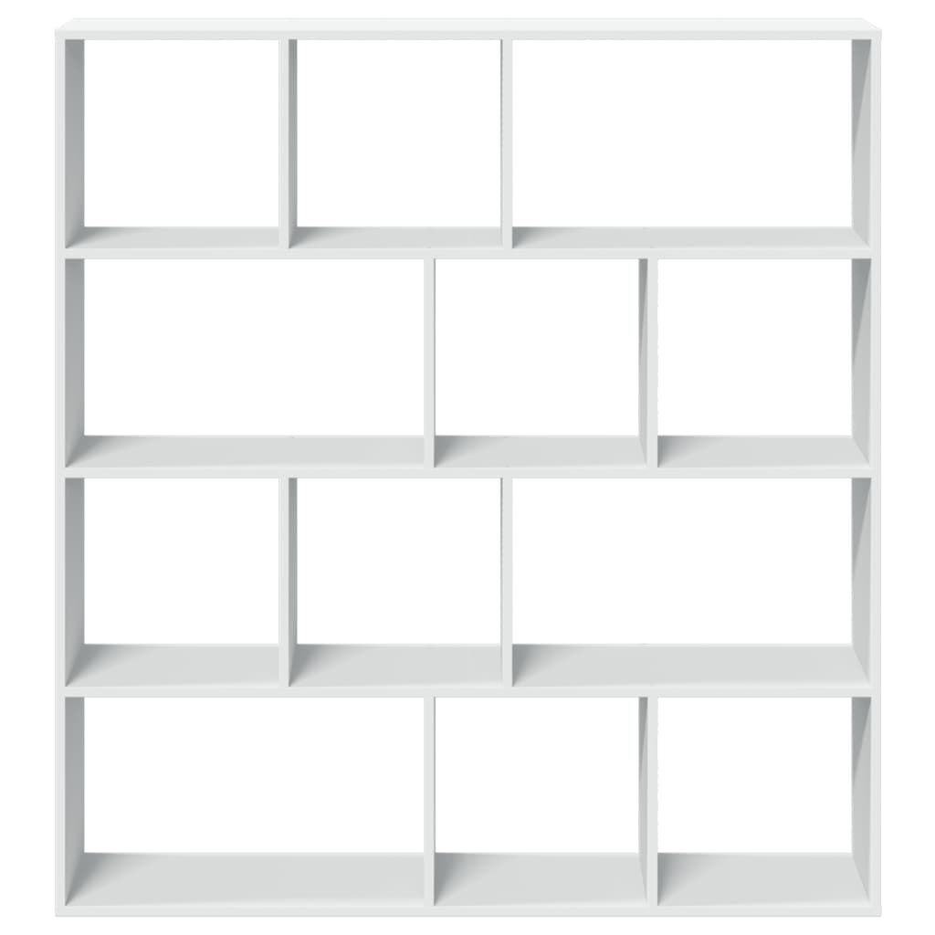 vidaXL Bücherregal Weiß 132x29x141,5 cm Holzwerkstoff