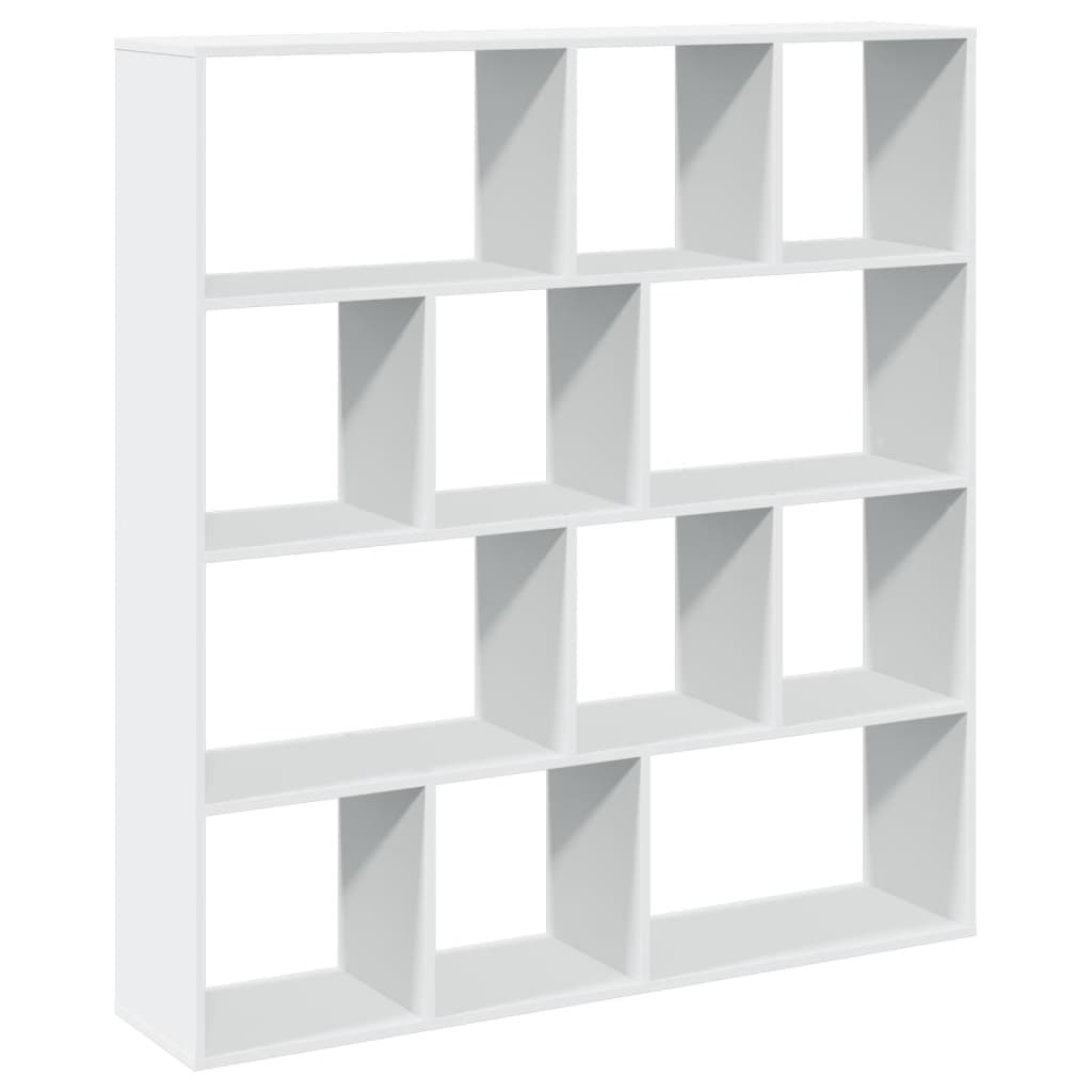 vidaXL Bücherregal Weiß 132x29x141,5 cm Holzwerkstoff