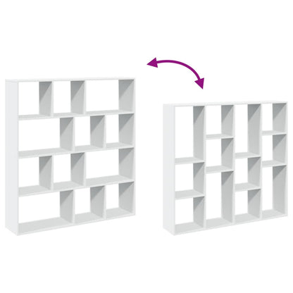vidaXL Bücherregal Weiß 132x29x141,5 cm Holzwerkstoff