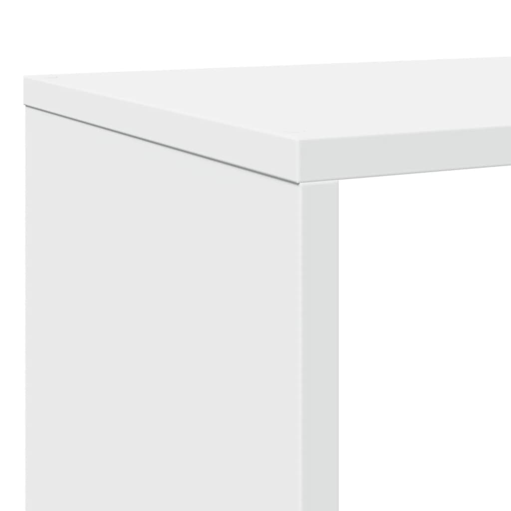 vidaXL Bücherregal Weiß 132x29x141,5 cm Holzwerkstoff
