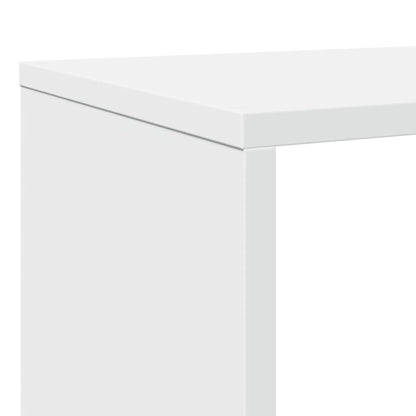 vidaXL Bücherregal Weiß 132x29x141,5 cm Holzwerkstoff