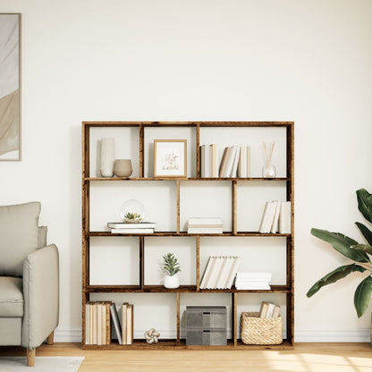 vidaXL Étagère à livres aspect bois de récupération 132x29x141,5 cm Bois d'ingénierie