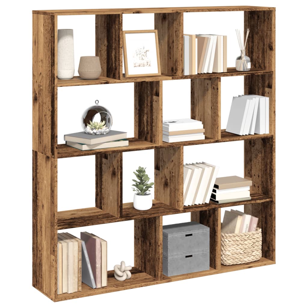 vidaXL Étagère à livres aspect bois de récupération 132x29x141,5 cm Bois d'ingénierie