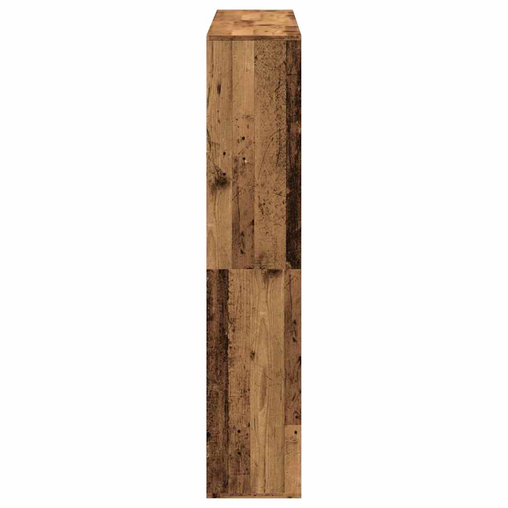 vidaXL Étagère à livres aspect bois de récupération 132x29x141,5 cm Bois d'ingénierie