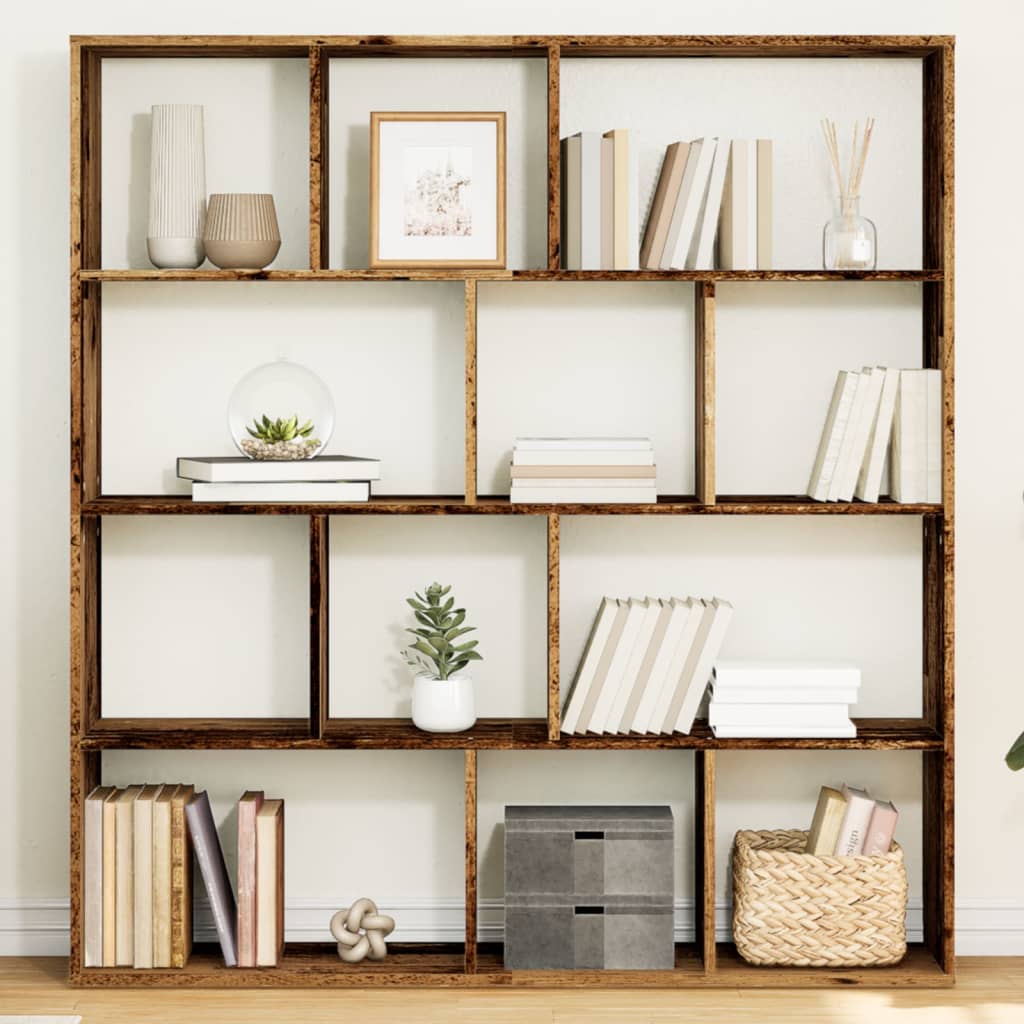 vidaXL Étagère à livres aspect bois de récupération 132x29x141,5 cm Bois d'ingénierie