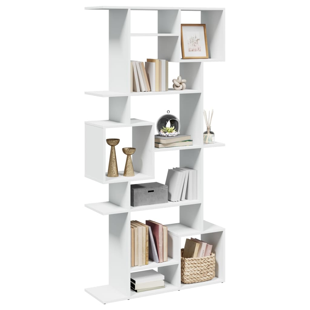 vidaXL Bibliothèque blanche 92x29x188 cm en bois d'ingénierie