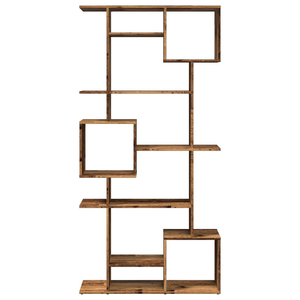 vidaXL Bibliothèque chêne fumé 92x29x188 cm en bois d'ingénierie