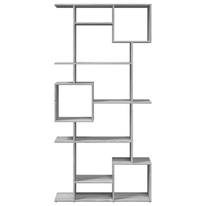 vidaXL Bibliothèque gris Sonoma 92x29x188 cm Bois d'ingénierie