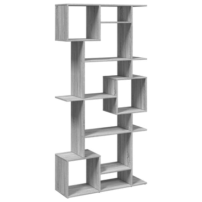 vidaXL Bibliothèque gris Sonoma 92x29x188 cm Bois d'ingénierie