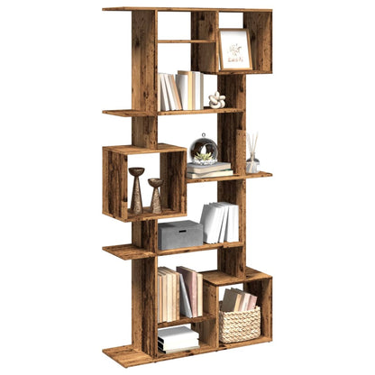 vidaXL Bibliothèque aspect bois de récupération 92x29x188 cm Bois d'ingénierie