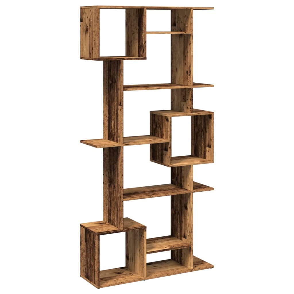 vidaXL Bibliothèque aspect bois de récupération 92x29x188 cm Bois d'ingénierie