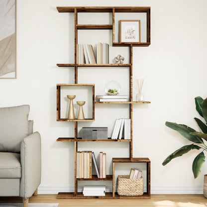 vidaXL Bibliothèque aspect bois de récupération 92x29x188 cm Bois d'ingénierie