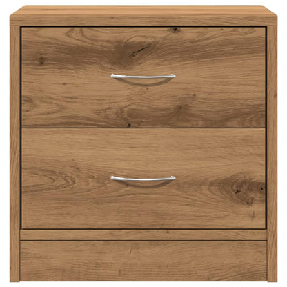 vidaXL Nachttische 2 Stk. Artisan-Eiche 40x30x40 cm Holzwerkstoff