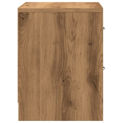 vidaXL Nachttische 2 Stk. Artisan-Eiche 40x30x40 cm Holzwerkstoff